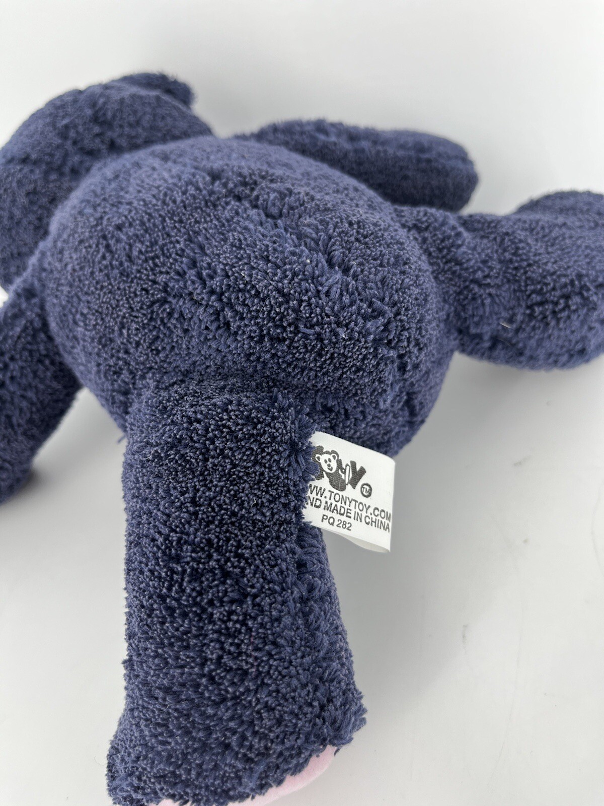 Vintage Tony Toy Royal Blue Teddy Bear Stuffed Plush