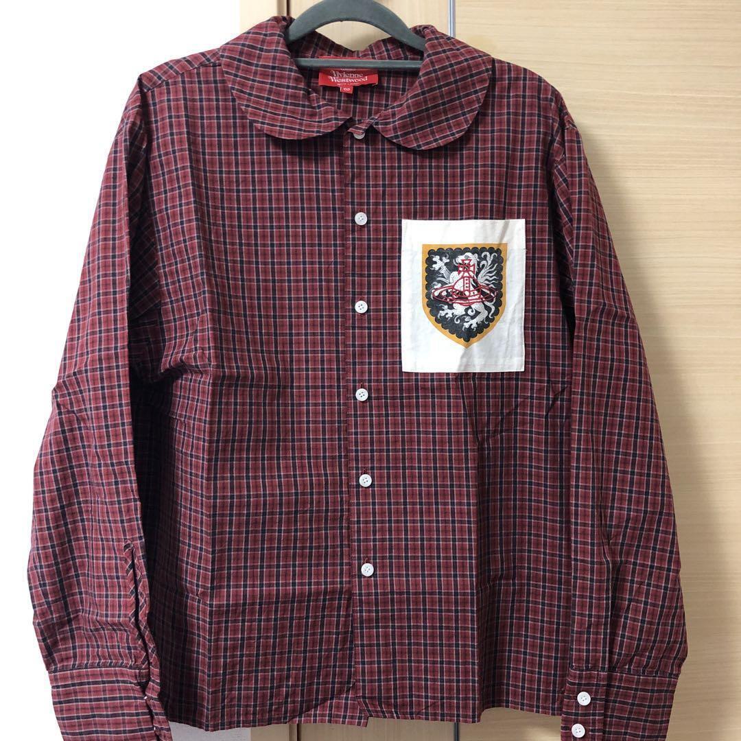 Vivienne Westwood Red Label Logo Pocket Check Shirt Size 2 Vivienne Westwood Red Label Logo Pocket Check Shirt Size 2
