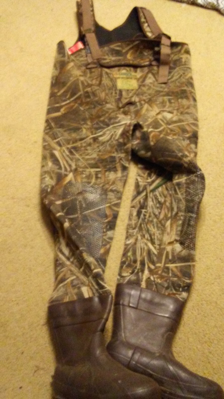 DUCKS UNLIMITED 1000G GANDER MOUNTAIN Realtree Max5 Thinsulate Waders