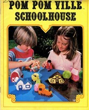 Pom Pom Ville Schoolhouse Taurus 910 Kids Crafts, Noah's Ark, Train, Pigs NOS