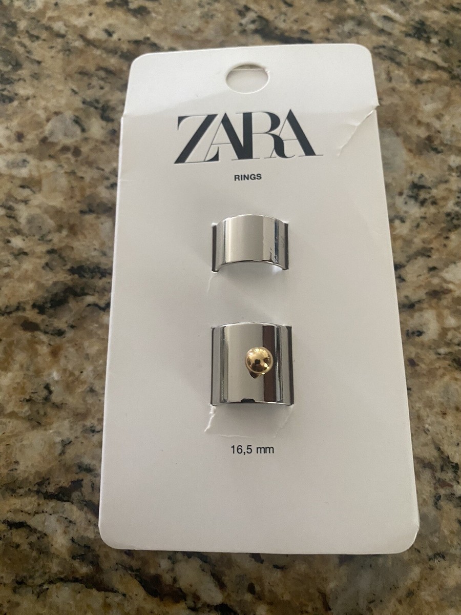 Zara Silver Rings Pack of 2 4548/245 (16.5mm) | eBay