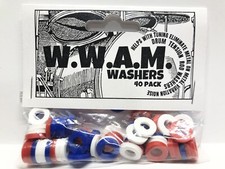 DRUM WASHERS 60 Red White Blue Tension Rod THICK DURABLE -Tom Snare Bass Gasket