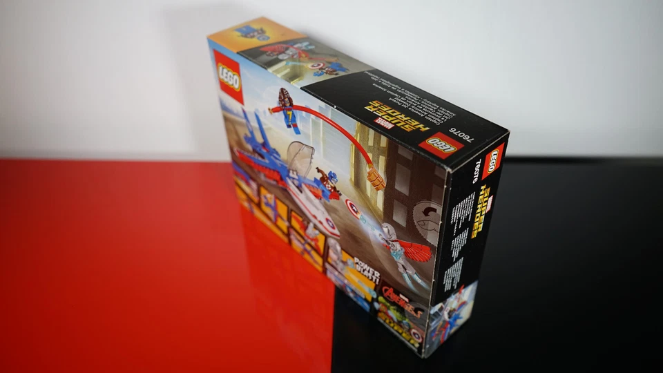 LEGO Marvel Super Heroes 76076 - Captain America Jet Pursuit Boîte neuve scellée - Photo 3/4