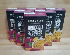 6 BOXES: FREAK FLAG Organics BROCCOLI  CHEESE...