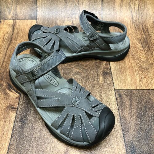 KEEN Rose Adventure Sandal Gargoyle/Raven Women’s Shoes Gray Size 7.5 MINT