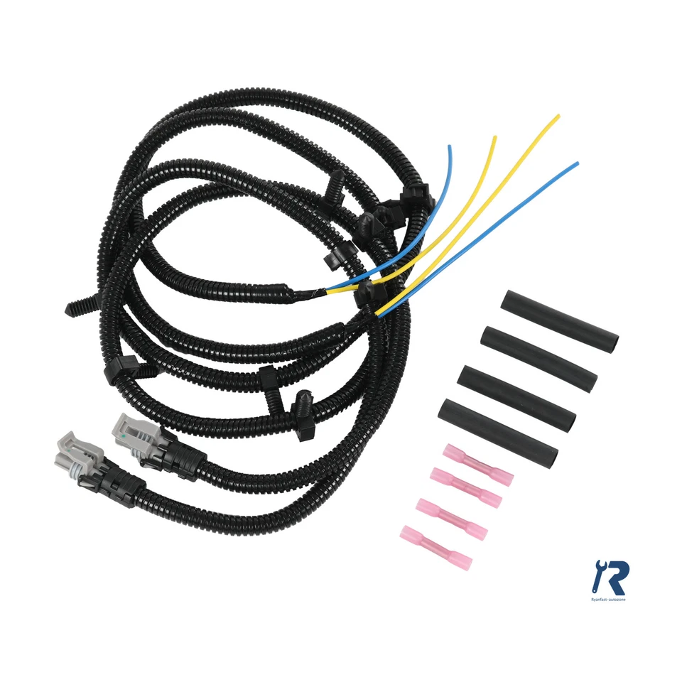 2 ABS Sensor de velocidad de rueda Arnés de cables Enchufe Coleta para Chevrolet Buick Cadillac Foto 2 de 4
