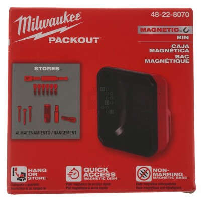 Milwaukee 48-22-8070 PACKOUT bac magnétique résistant