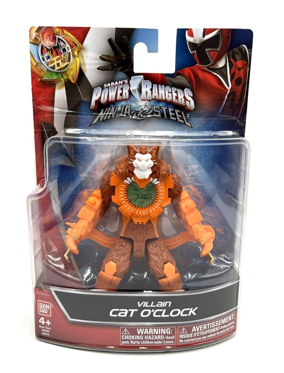 Power Rangers Ninja Steel Villain Cat O'Clock Figure 43715