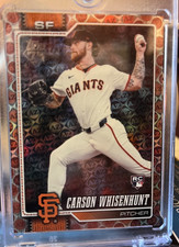 2026 Topps Series 1 - Carson Whisenhunt 1/1 #184 (RC) 1/1