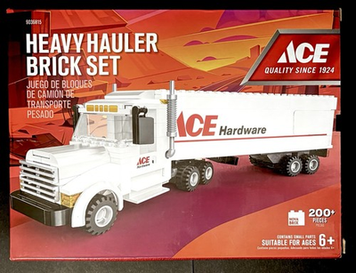 #ad #ad New 2021 Ace Hardware Heavy Hauler Semi 200 Pieces Brick Set 903681 Nova Brix $19.99