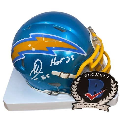 Antonio Gates Autographed Signed San Diego Chargers FLASH MINI HELMET BECKETT COA HOF 25 2 