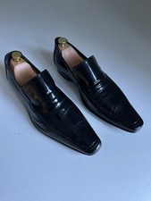 Jeffery West Men's Black Slip On Shoes Uk 9