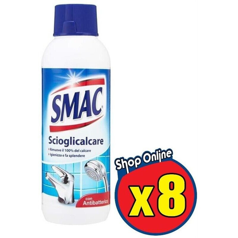 Set 8x Smac Scioglicalcare Antibatterico - Lucentezza e Igiene Totale - 1