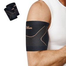 Copper Bicep Tendonitis Brace, Bicep Compression Sleeve for Pain Relief, Uppe