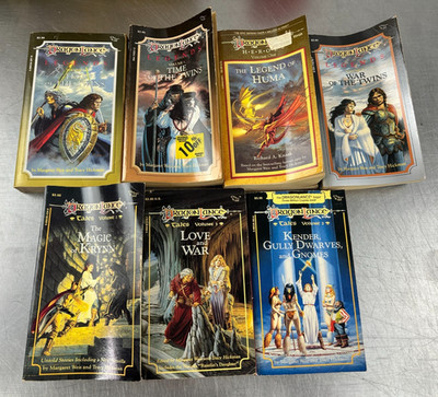 DRAGONLANCE Paperback Book Lot of 7 Reader Quality PB TSR Vintage