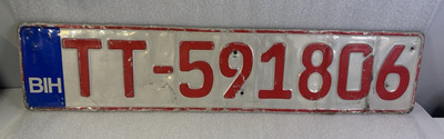 Bosnien-Herzegowina Zeitgewerbe Händler BIH Nummernschild
