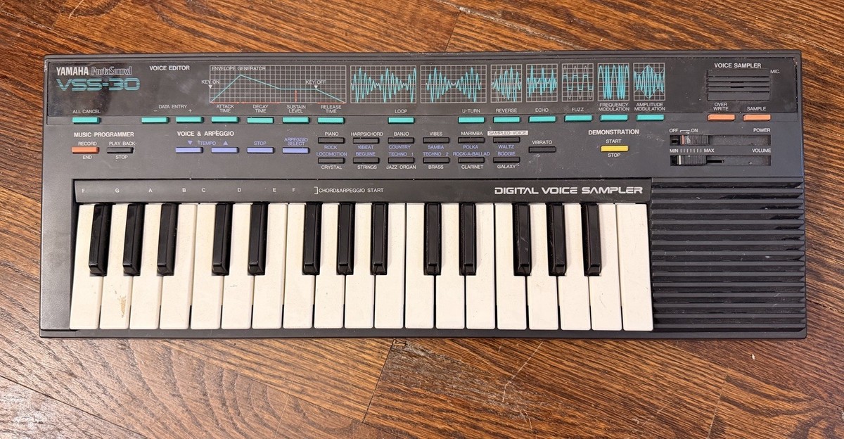 Vintage Yamaha VSS-30 80's Portasound Digital Sampler Portable