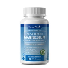 Triple Magnesium Complex High Potency Vitamin - For Deep Sleep & Relaxation!