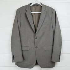 BANANA REPUBLIC TAILORED SLIM FIT HERRINGBONE MUSHROOM BLAZER Men 42R