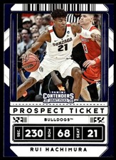2020-21 Panini Contenders International Ticket Rui Hachimura Washington Wizards