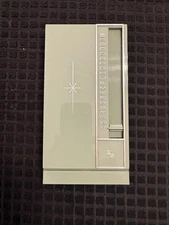 Vintage Park Sherman Address 8 x 4 Starburst Pop Up Green  Plastic MCM NOS