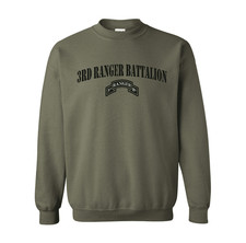US Army 3rd Ranger Battalion Subdued Sweatshirt Officially Licensed