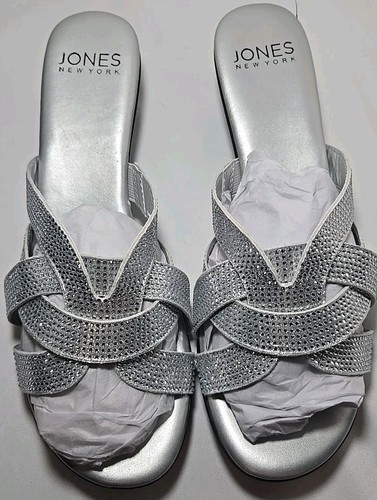 Jones New York Womens Enny Embellished Slide Sandals Light Gold Size 9.5M New - Picture 3 of 12