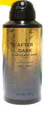 New BATH BODY WORKS men's collection AFTER DARK BODY SPRAY 3.7 OZ VS7