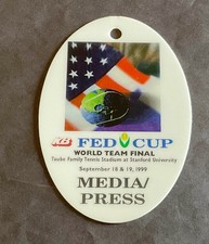 Fed Cup World Team Final 1999 Stanford Stadium Media / Press Pass