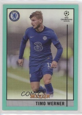 2020 Topps Merlin Collection Chrome UEFA Champions League /199 Timo Werner 0zo4