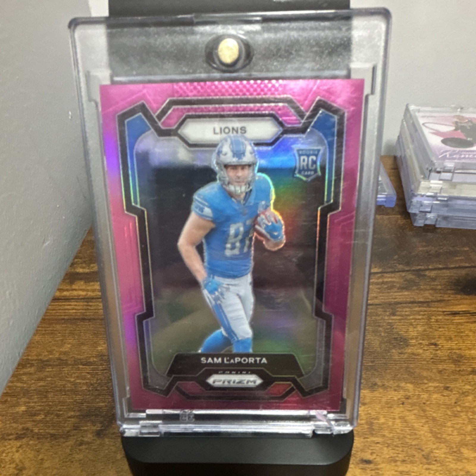 Panini Prizm 2023 Pink Prizm Sam LaPorta Rookie #332 Detroit Lions