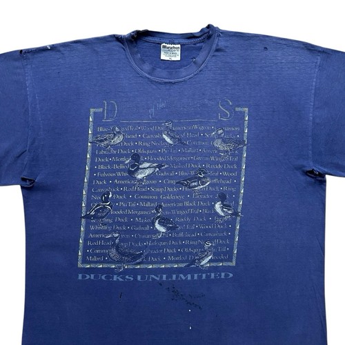 T-Shirt Vintage Starter Années 90 - Manches Longues Paint Splatter - Taille XL