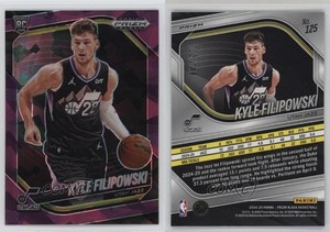 2024-25 Panini Prizm Black Purple Ice Prizm /149 Kyle Filipowski #125 Rookie RC