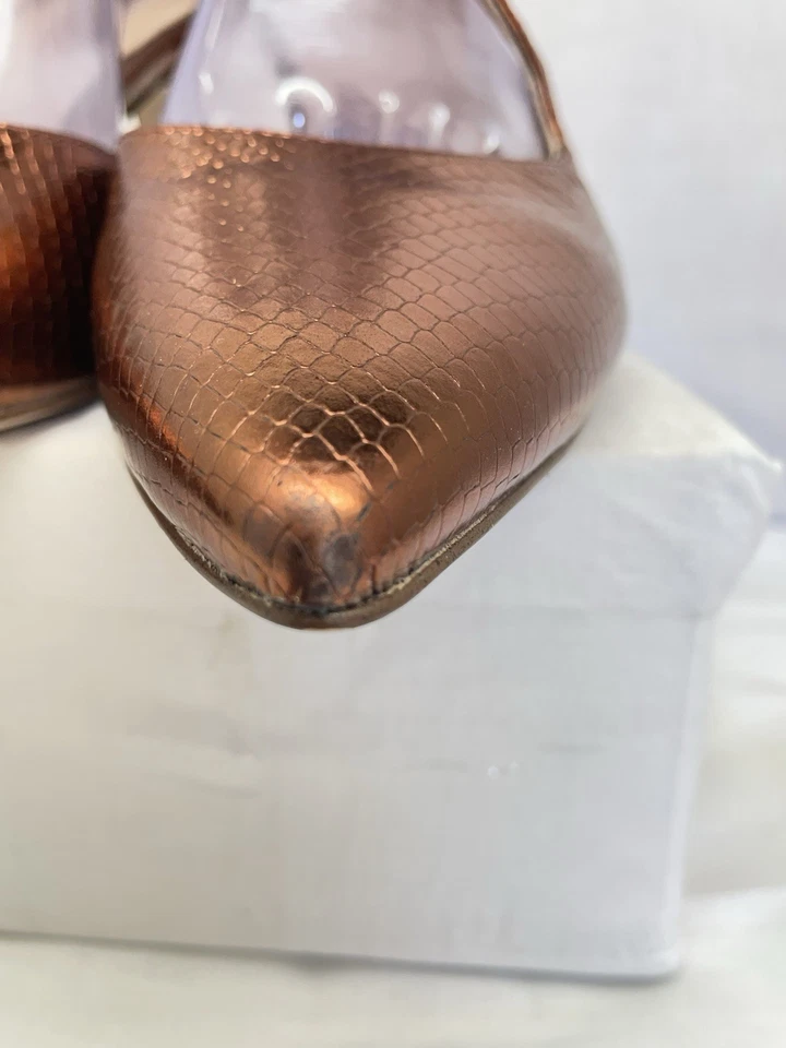 27 EDIT Naturalizer Mujer Abilyn Correa de Tobillo Bomba en Cobre Punta Tacón 9.5 Foto 4 de 4