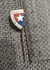 Vintage Wisła Kraków Football Club Badge Pin – Poland – Retro Soccer