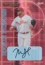 2002 Donruss Rookie Phenoms Marlon Byrd Auto #245/500 - Philadelphia Phillies