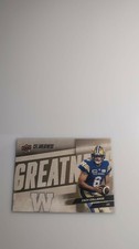 2024 upper deck CFL   / GOLD / zach collaros   # 82