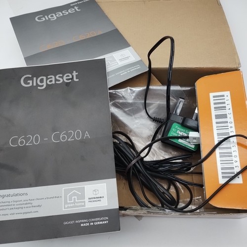 Cordless Phone Home Siemens Gigaset C620A Machine Nuisance Callblock Black Block - Afbeelding 6 van 7