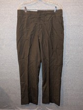 Military Dress Pants 34R Green Army Wool Blend Tropical Trousers 2241