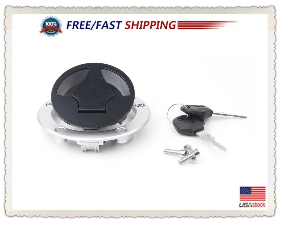 Fuel Gas Tank Cap for 2006-2022 Kawasaki Ninja ZX10R Concours 14 ER-6N Versys - Image 2 of 4