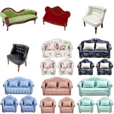 1-3 pezzi 1:12 miniature divano sedie panca poltrona divano casa delle bambole mobili