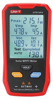 UNI-T UT673PV, MPPT Solar Panel Tester Messgerät, 800W, 35A, 60V