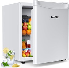 45L Under Counter Fridge Freezer Freestanding 5-Level (0–18°c) Office home white