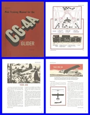 Waco CG-4A Glider - Pilot Training Manual 1945 on CD or USB