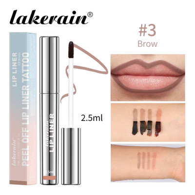 Waterproof Lip Liner Peel Off Tattoo Lipgloss Waterproof Long Lasting Matte Lip 