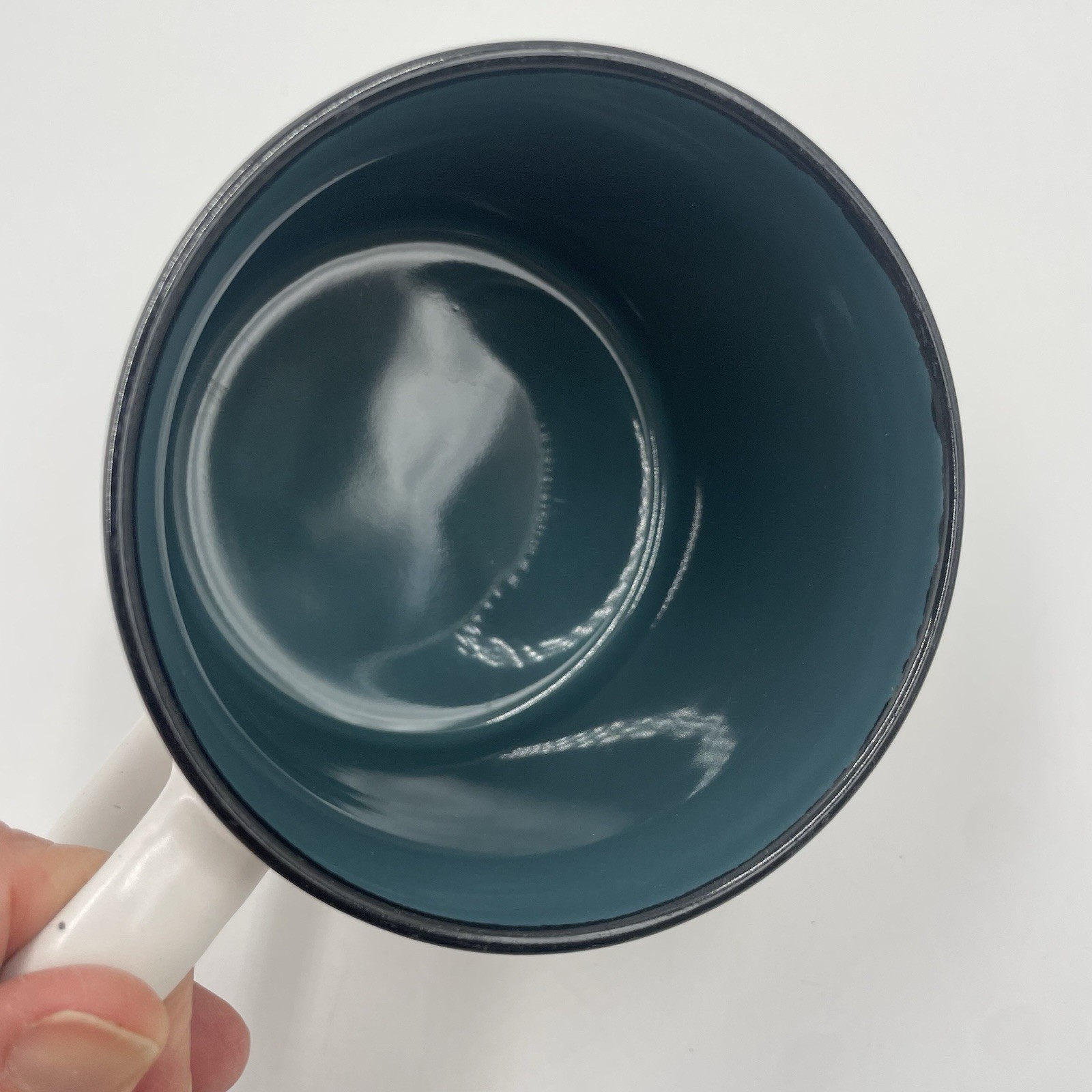 SEWING KEEPS ME SANE Tea / Coffee Mug 14OZ NWOT Gray And Green Black Speckles