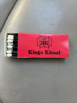 Vintage Matchbox Unstruck Kings Kloset North Haledon NJ