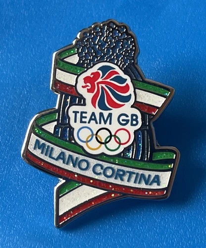 MILANO CORTINA 2026 WINTER OLYMPIC GAMES TEAM GB PIN BADGE