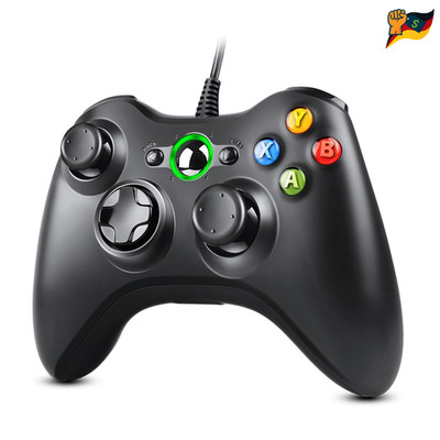 Xbox 360 Controller Kabelgebunden USB Vibrationsfeedback Analogsticks PC Windows
