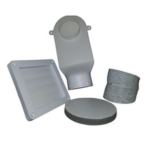 WESTINGHOUSE DRYER VENT KIT + REAR DEFLECTOR |100MM OUTLET| PN: 90040260-ULX104W
